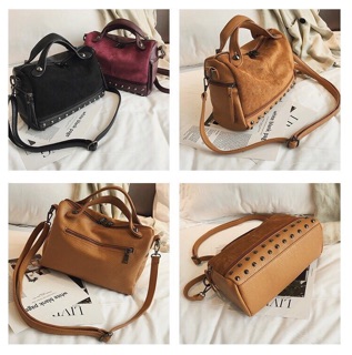 Túi da mềm kiểu dáng công sở vintage