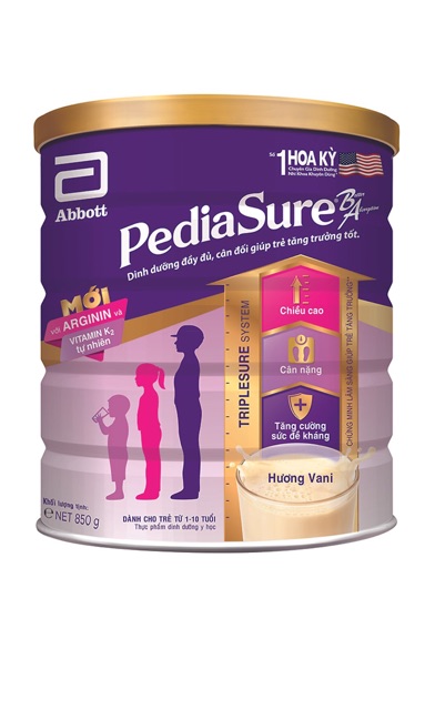  Sữa Pediasure Vani 850g