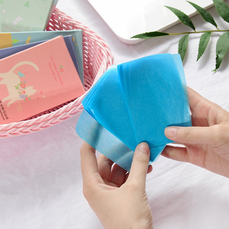Giấy Thấm Dầu Vải Lanh Gói 50 Tờ, Dành Cho Nam Và Nữ