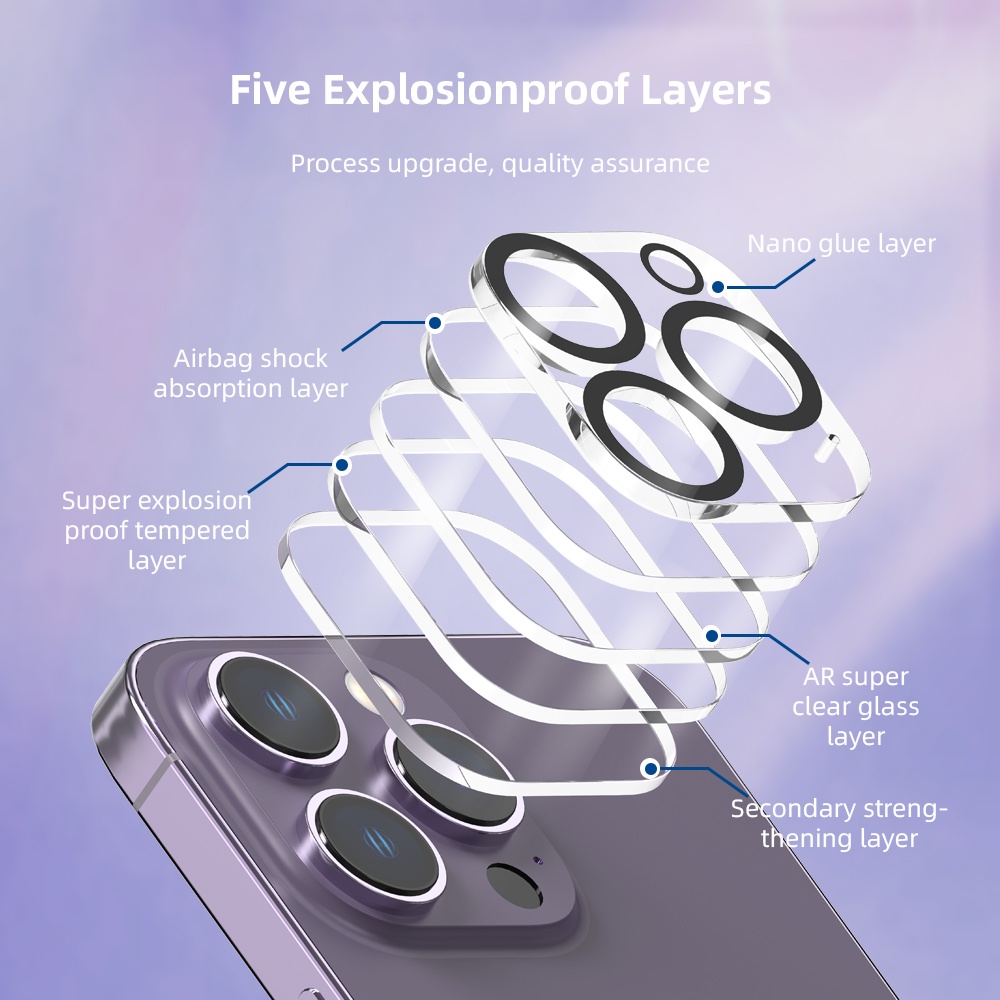 Ốp điện thoại TPU và kính cường lực toàn màn hình chống nhìn trộm 3 trong 1 thích hợp cho iPhone 13 14 ProMax