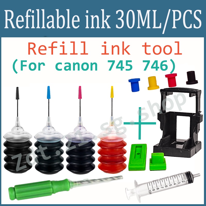 Canon 745XL Canon 745s Canon 745 Mực Canon 745 746 Hộp mực Canon 745 Mực nạp lại Tương thích Canon 7