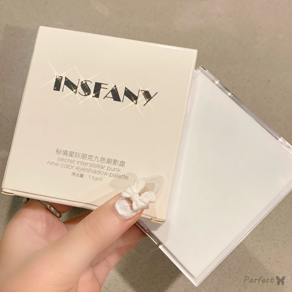 Bảng Phấn Mắt Chín Màu Sắc Tông Lì / Hiệu Ứng Ngọc Trai Trang Điểm Ba Chiều