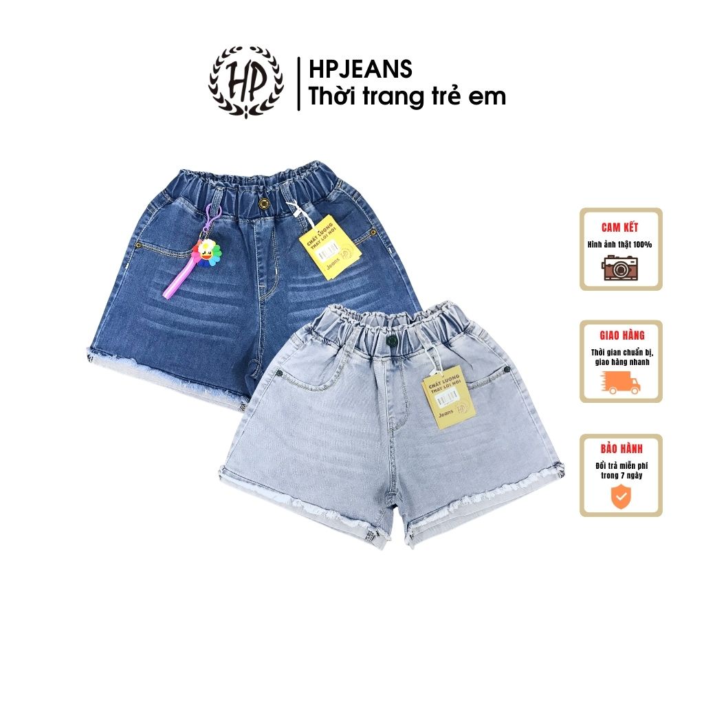 Quần Bò Bé Gái HPJEANSLAN Quần Bò Cho Bé HPJeans Chất Liệu Jean Cotton 100% Cho Bé Từ 13 Đến 16 Tuổi [QS525]
