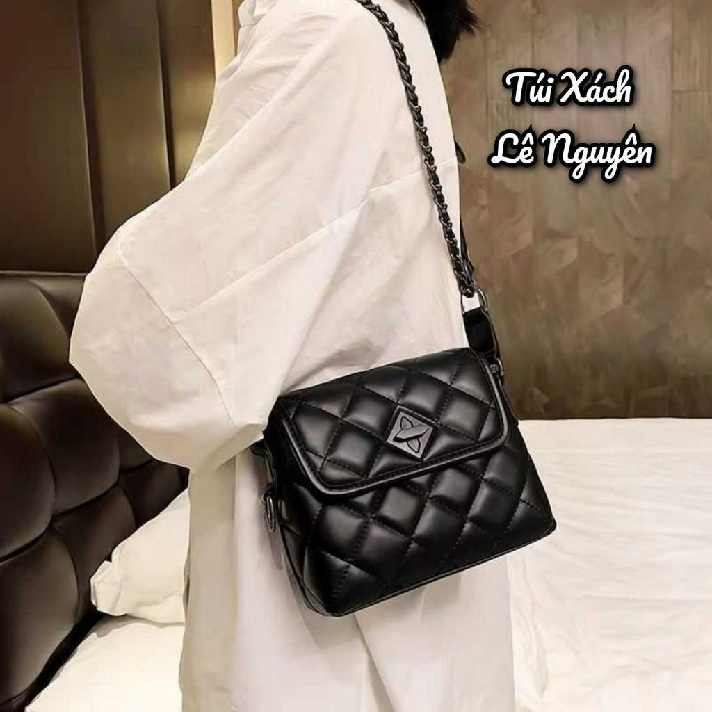 Túi Xách Nữ Đeo Chéo Đeo Vai Da Trơn Phong Cách Thời Trang HKQ  - T16