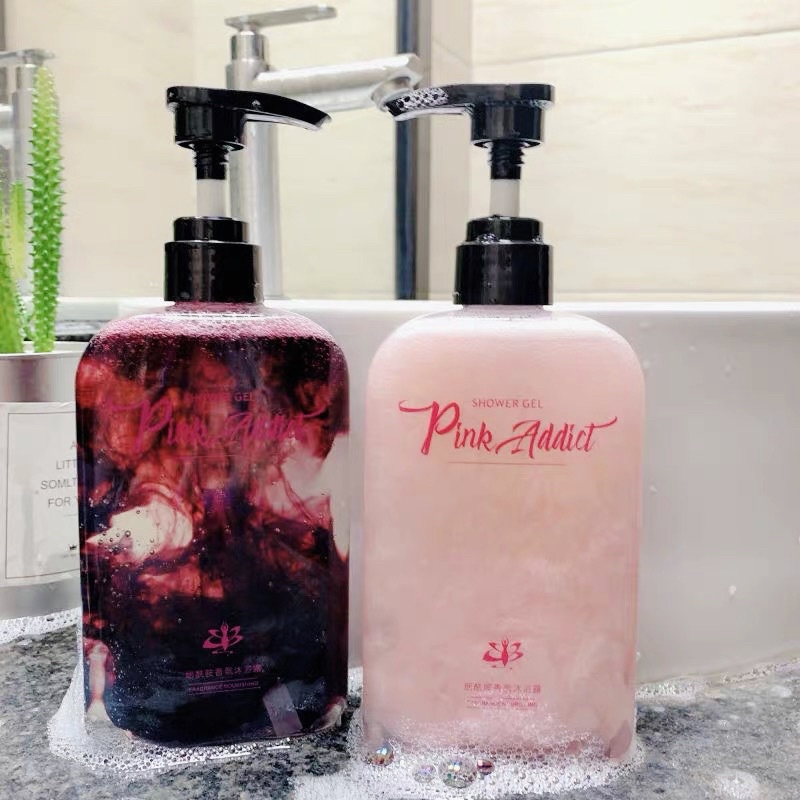 Sữa tắm nước hoa PiNK ADDICT 420ML DIY tự pha Hương thơm quyến rũ và bí ẩn Lưu hương lâu dưỡng ẩm sáng da mờ thâm