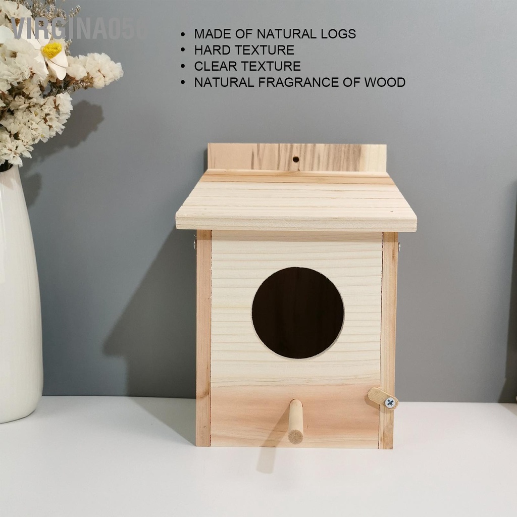 Nhà Chim Bằng Gỗ Tự Nhiên Sáng Tạo Và An Toàn DIY