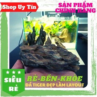 Đá tiger hàng đẹp setup hồ cá thuỷ sinh - trang trí bể cá