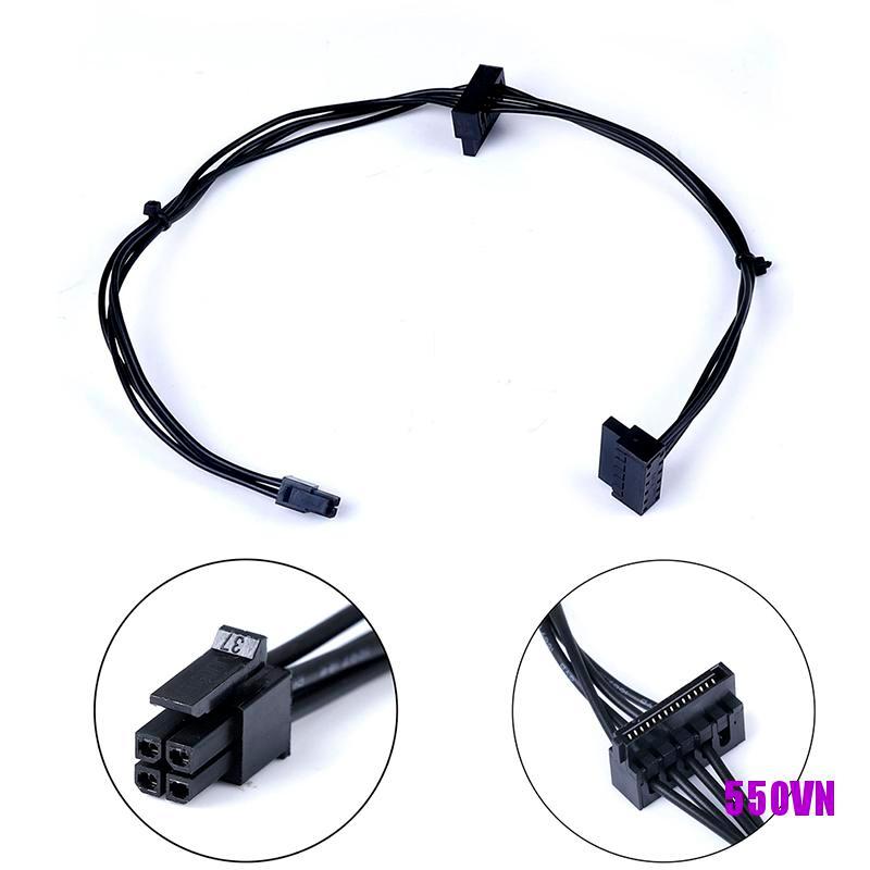 Dây Cáp Nguồn 45cm Mini 4 Pin Sang 2 Sata Ssd Cho Lenovo M410 M610 M415 B415 | BigBuy360 - bigbuy360.vn