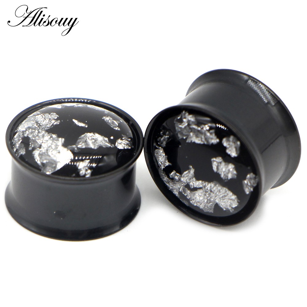 Alisouy Set 2 Khuyên Nong Tai Bằng Thép Thời Trang Cá Tính