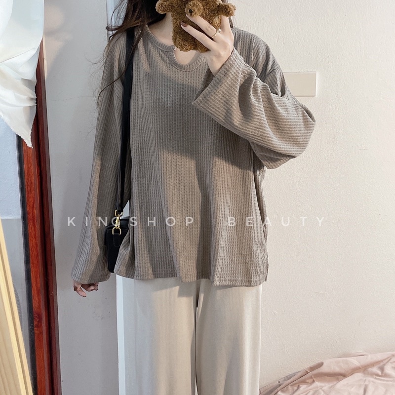 Áo Len xốp Trơn siêu xinh😻 | BigBuy360 - bigbuy360.vn