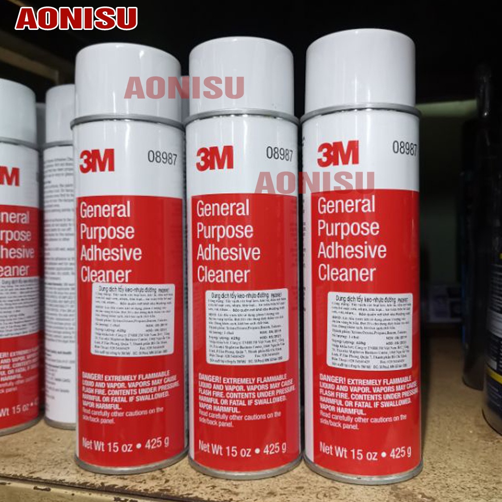 Chai Xịt Tẩy Keo Đa Năng 3M / REMOVE - Xịt Tẩy Keo Dính Nhanh Chống , Chai Xịt Tẩy Keo Băng Dính AONISU