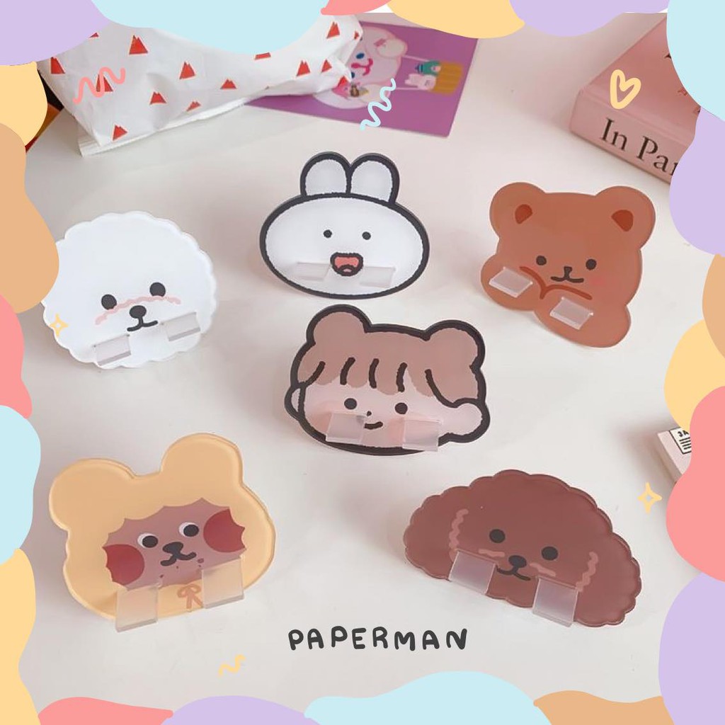 Đế kê điện thoại hình thú cute Cartoon tiện dụng đáng yêu