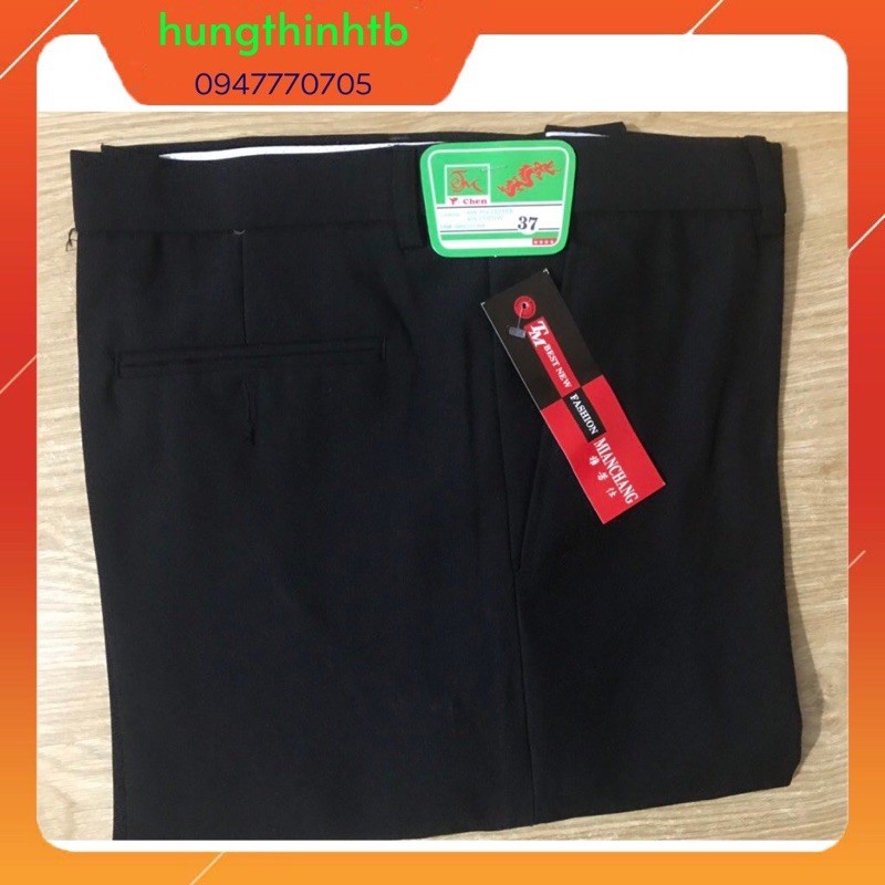 Quần Tây Nam Trung Niên Ống Rộng Hình Thật Do Shop Chụp Chất vải Đẹp Rẻ Có Màu Đen, Xám Đen Và Xám Sáng