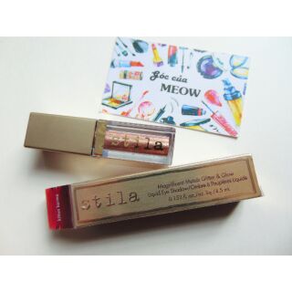 Nhũ mắt stila magnificent metals glitter & glow liquid eyeshadow fullsize 4.5ml fullbox