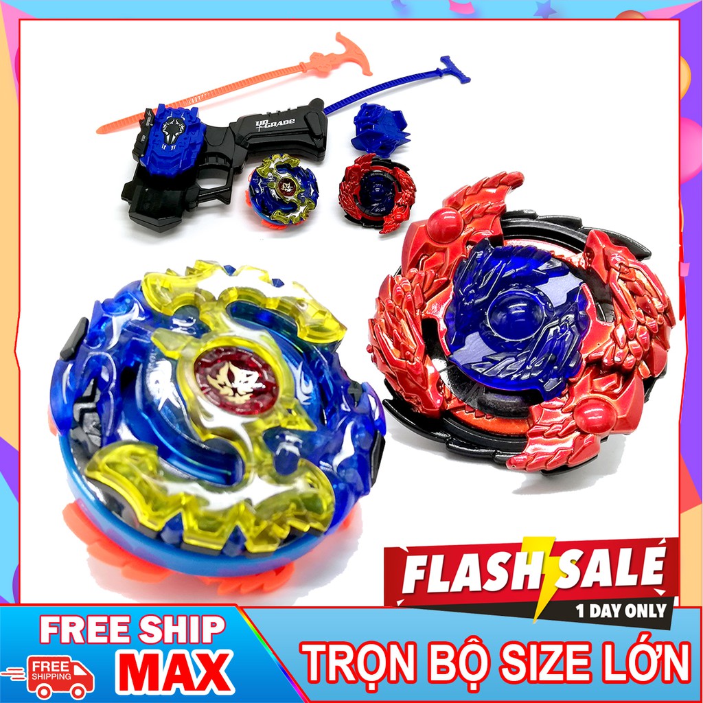 (MUA 1 TẶNG 1 - FREESHIP) BỘ 2 Con Quay Vô Cực BEYBLADE - Con quay ma thuật - con quay nado V- con quay hỏa long thần