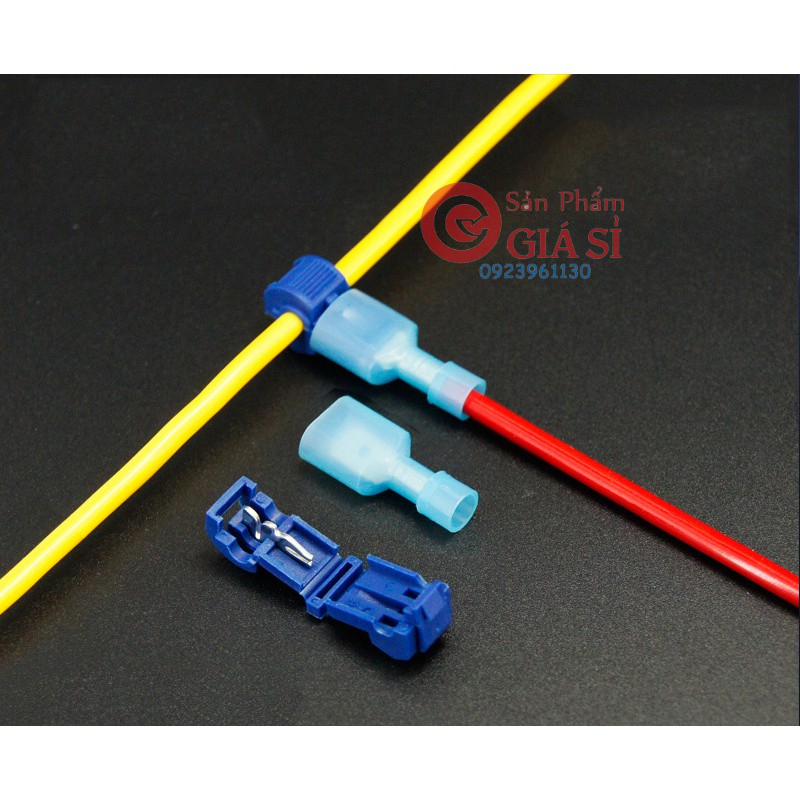 Combo 50 cút nối dây điện nhanh chữ T2 cho dây từ 1 - 2.5mm2 ❤️freeship❤️