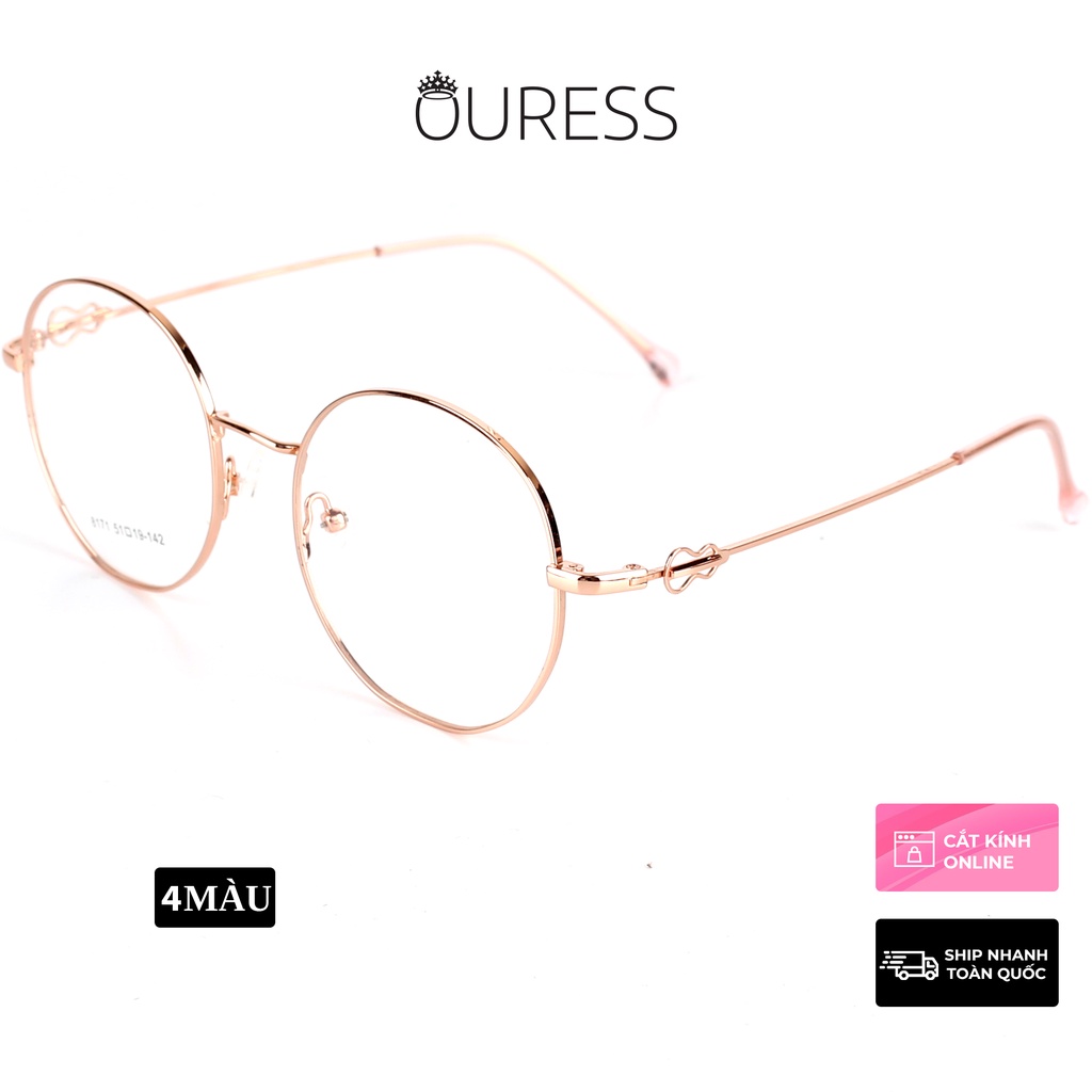 Gọng kính hợp kim 8171 thời trang nam nữ siêu nhẹ siêu bền OURESS