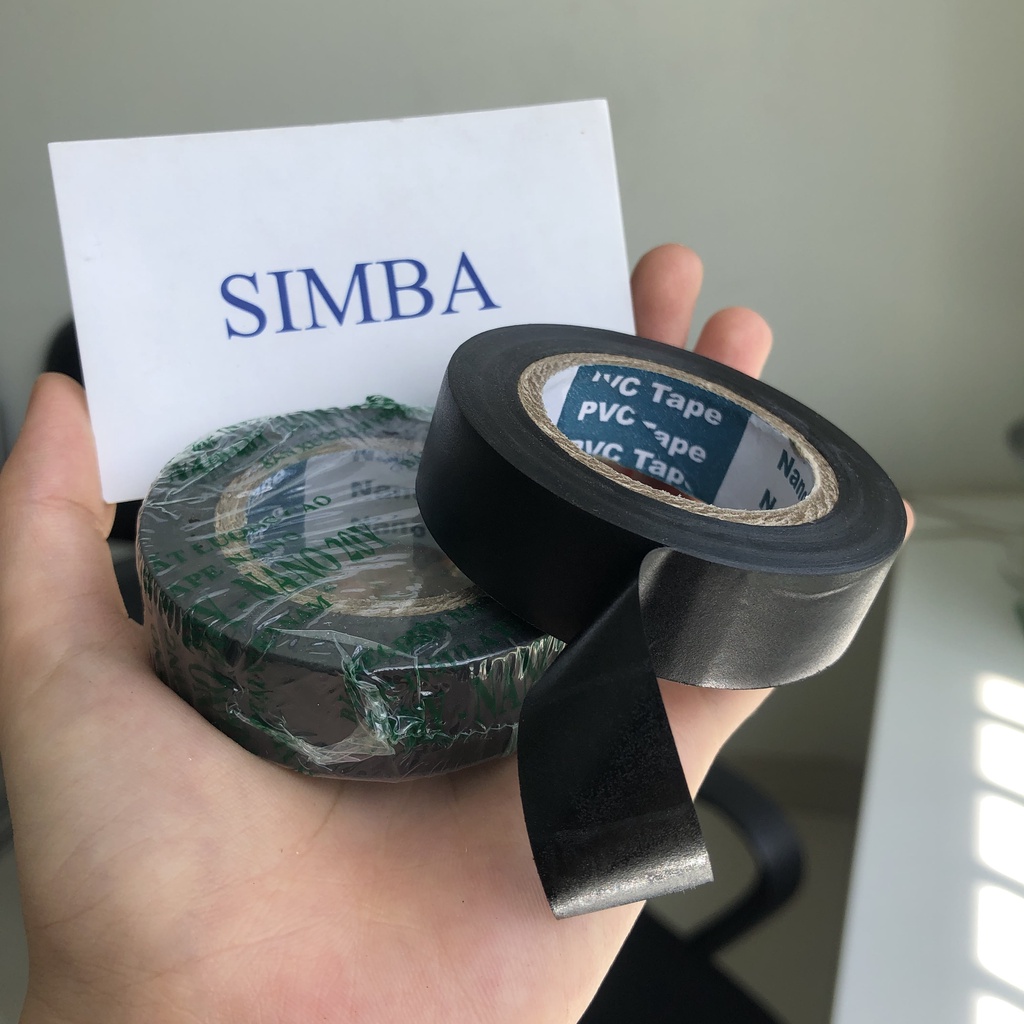 3 cuộn Băng Keo Điện băng dính điện chuẩn điện lực NANO 20 YARD, Hàng Việt Nam chất lượng cao
