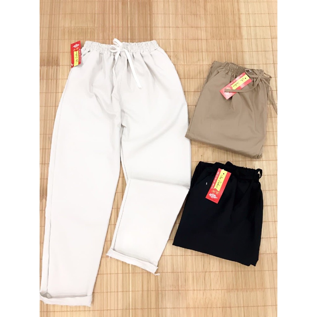 Quần Kaki Suông Baggy Sắn Gấu HARIQUEEN