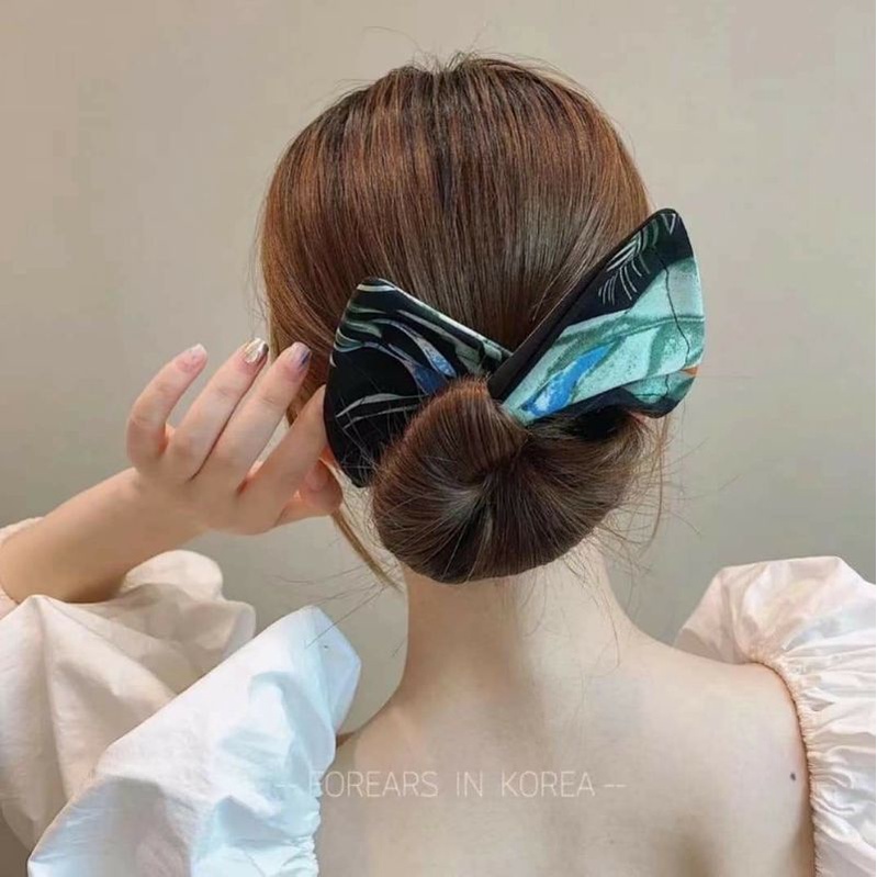 Thanh quấn tóc tạo kiểu tóc hình nơ thanh lịch thời trang