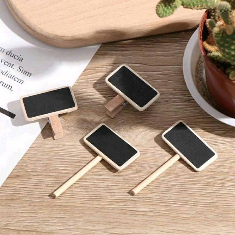 Bảng tên đen trang trí tiểu cảnh, thủy sinh, terrarium, chậu cây cảnh, sen đá, bánh kem, xương rồng, cẩm nhung