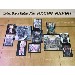 BỘ 11 TRANH XĂM HÌNH TATTOO NGHỆ THUẬT