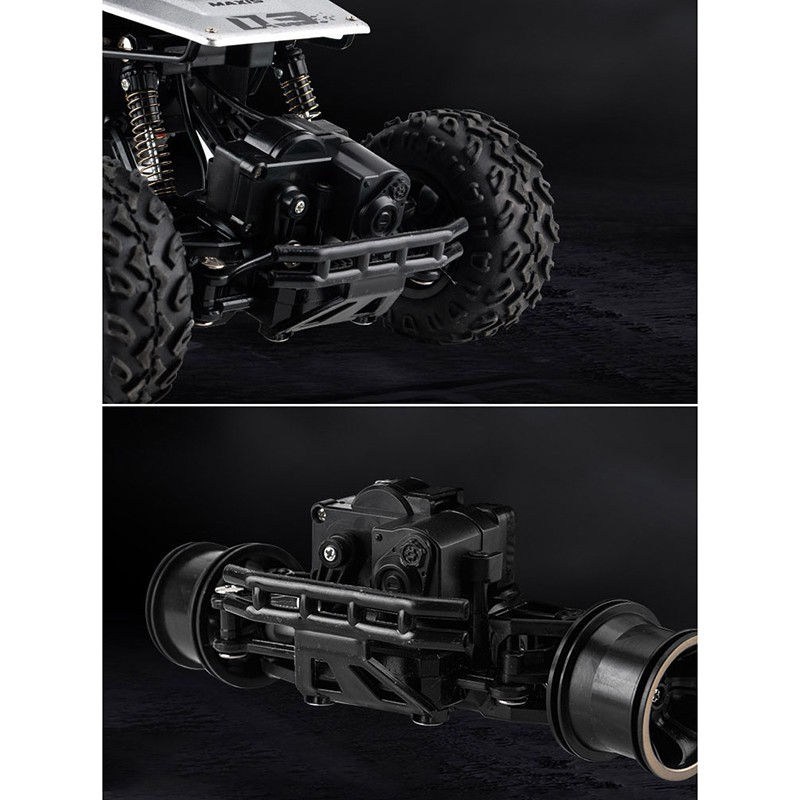 RC ROCK CRAWLER Bộ Xe Leo Núi Điều Khiển Từ Xa 1: 16 4wd 2.4ghz Kèm Phụ Kiện