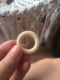 Vòng gỗ làm macrame