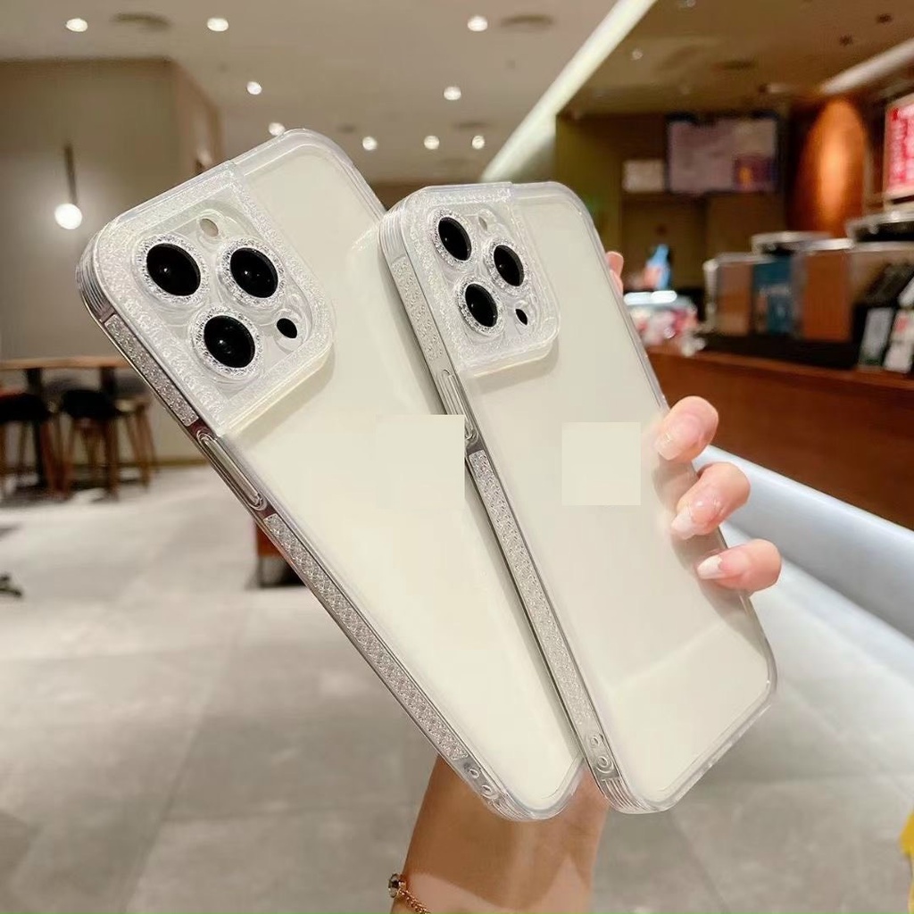 ⚡ốp lung iphone - ốp iphone ⚡bảo vệ cam đính đá trong suốt  7,8 plus/X,Xs/XSMAX/11/11 pro max/12,pro,max.13 pro max