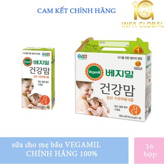 Sữa bầu bú hàng đầu Hàn Quốc- Vegamil [16 HỘP]