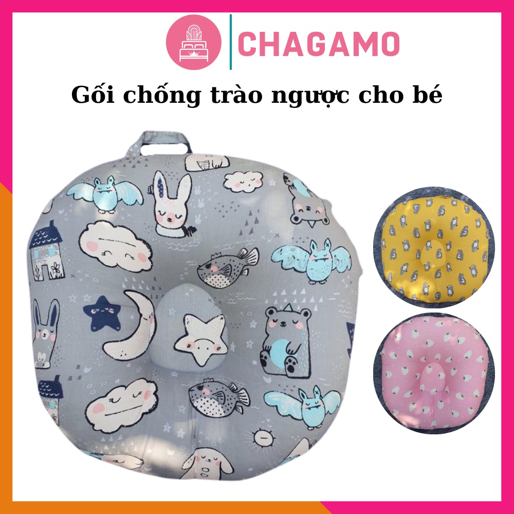 Gối đệm chống trào ngược hình tròn cho bé