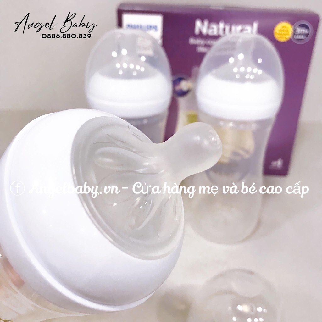 Bình Sữa Avent Natural Chống Đầy Hơi Mẫu Mới Nhất 125ml/330ml - CHÍNH HÃNG