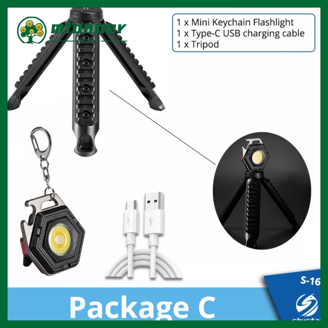 Móc Khóa Có Đèn Led Mini Siêu Sáng Tiện Dụng