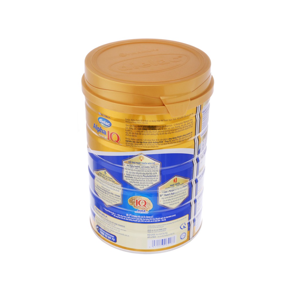 Sữa bột Dielac Alpha Gold IQ 2 lon 900g (6 - 12 tháng)