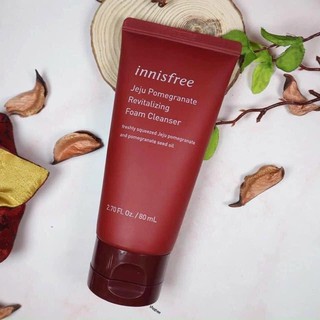Sữa rửa mặt innisfree lựu đỏ chống lão hóa 80ml