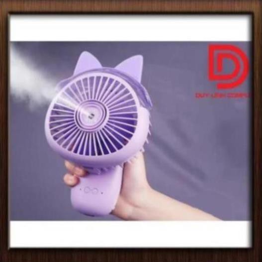 huynhthuynguyet vulananh . 0 Quạt cầm tay phun sương mini tích hợp pin sạc dự phòng A99.