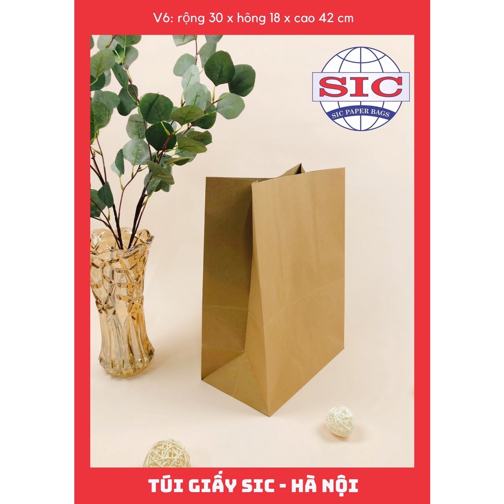 [SET 100 CHIẾC] Túi V6B: 33x17.5x43 cm KHÔNG QUAI  (ẢNH THẬT SẢN PHẢM VÀ VIDEO)