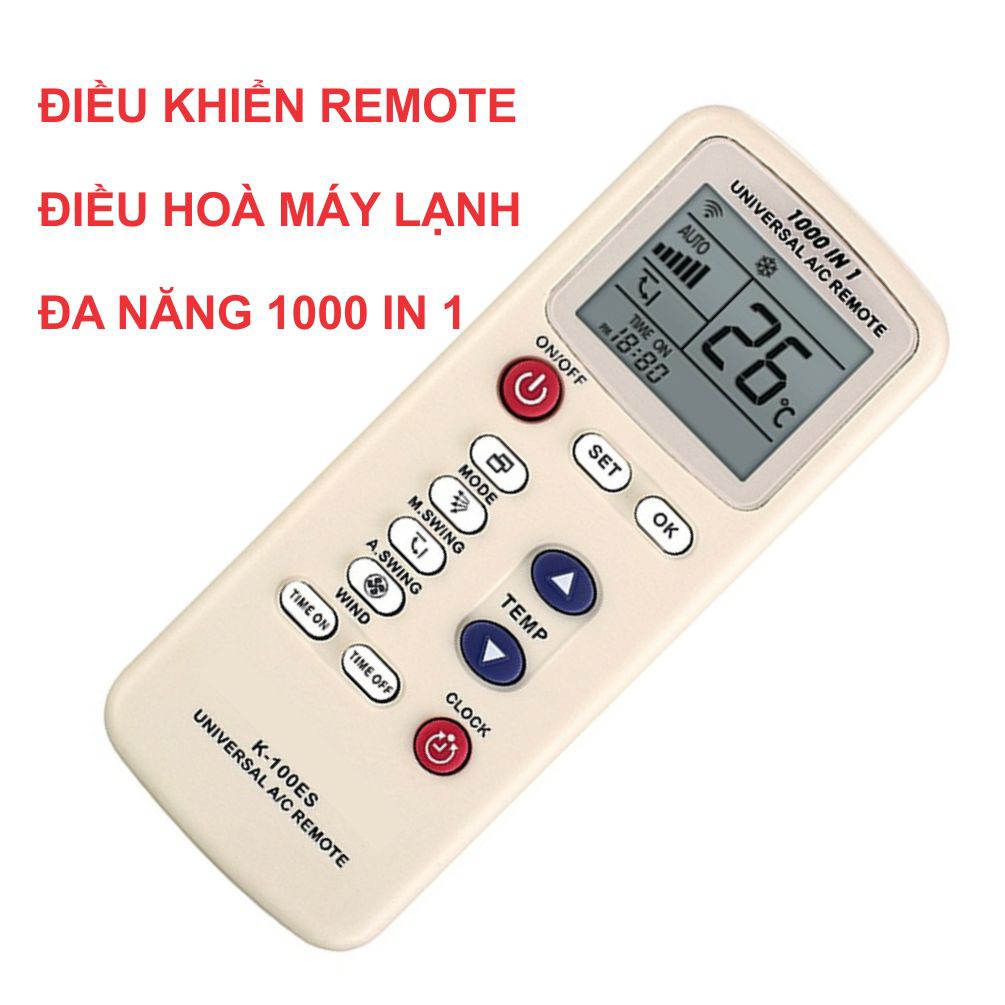 Điều khiển điều hoà đa năng K-100ES và K-1028E