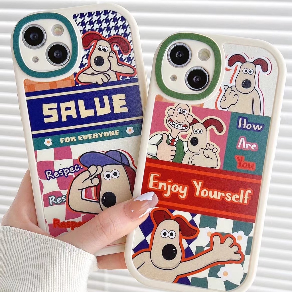 Case Samsung A13 4G A23 A33A53 A52S A52 A03 A03S A12 A32 4G A20 A30 M12 A73 A20S A21S A50 A50S A51 A30S A22 5G M23 A22 4G M22 A72 A71 S20 FE S21 FE S22 S22 Plus S22 Ultra M32 A13 5G Cartoon dog phone case