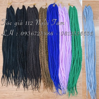 Tóc Dreadlocks dạng tết sợi siêu hot có sẵn
