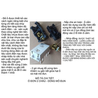 Ổ ĐƠN 2 CHẤU LiOA - MÔ ĐUN.
