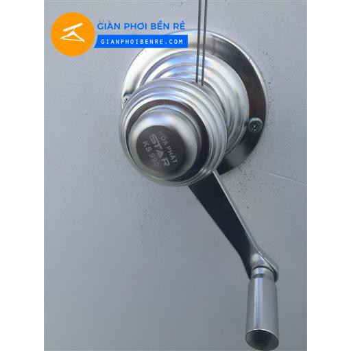 Bộ Tời Giàn Phơi Thông Minh KS 990 cao cấp + Inox 304 nguyên khối + BH Chính Hãng