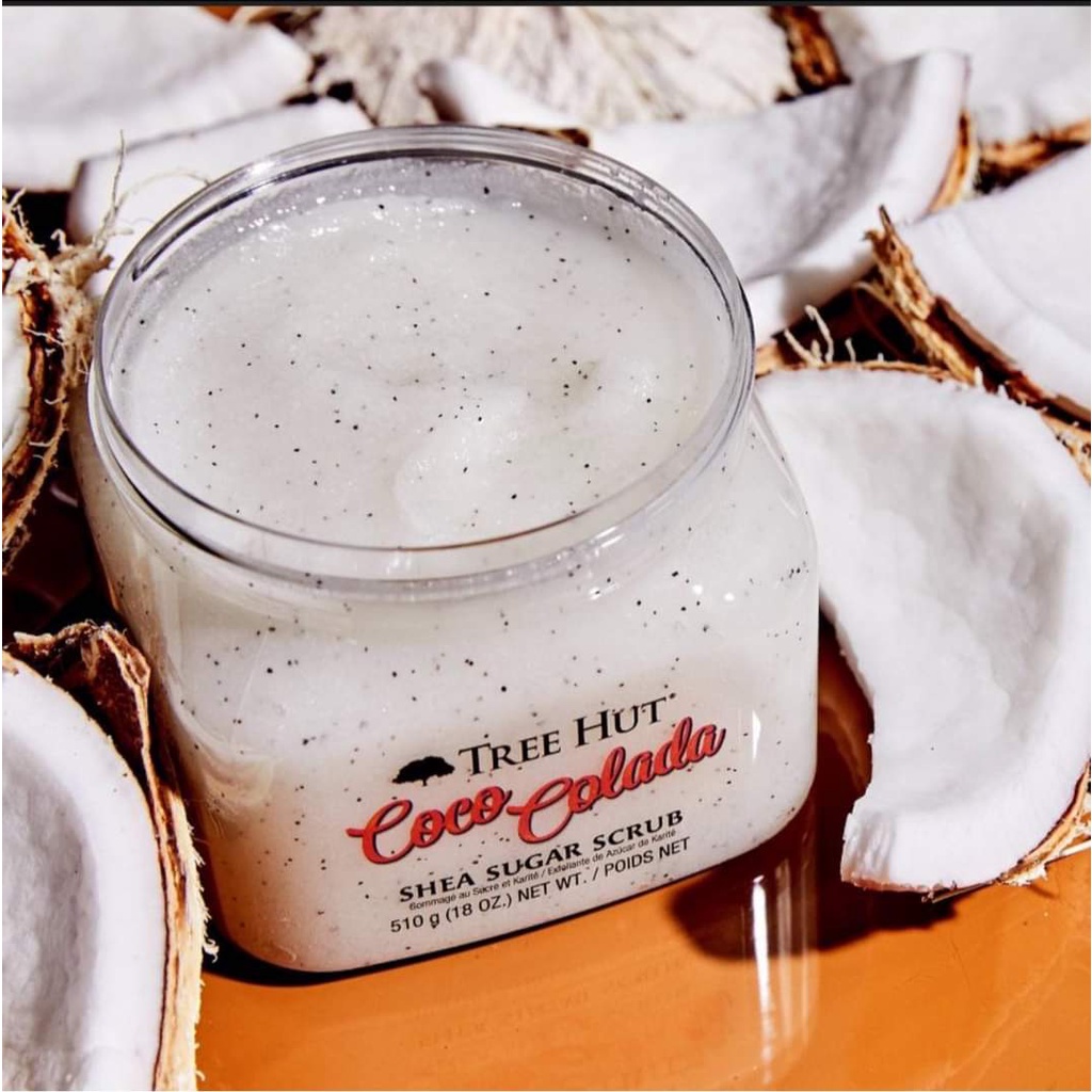 TẨY TẾ BÀO DA CƠ THỂ TREE HUT COCO COLADA SHEA SUGAR SCRUB