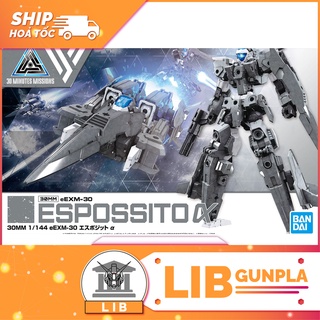 Mô hình lắp ráp Bandai 30MM Espossito Alpha - Có thể transform 2 dạng Mech & Fighter