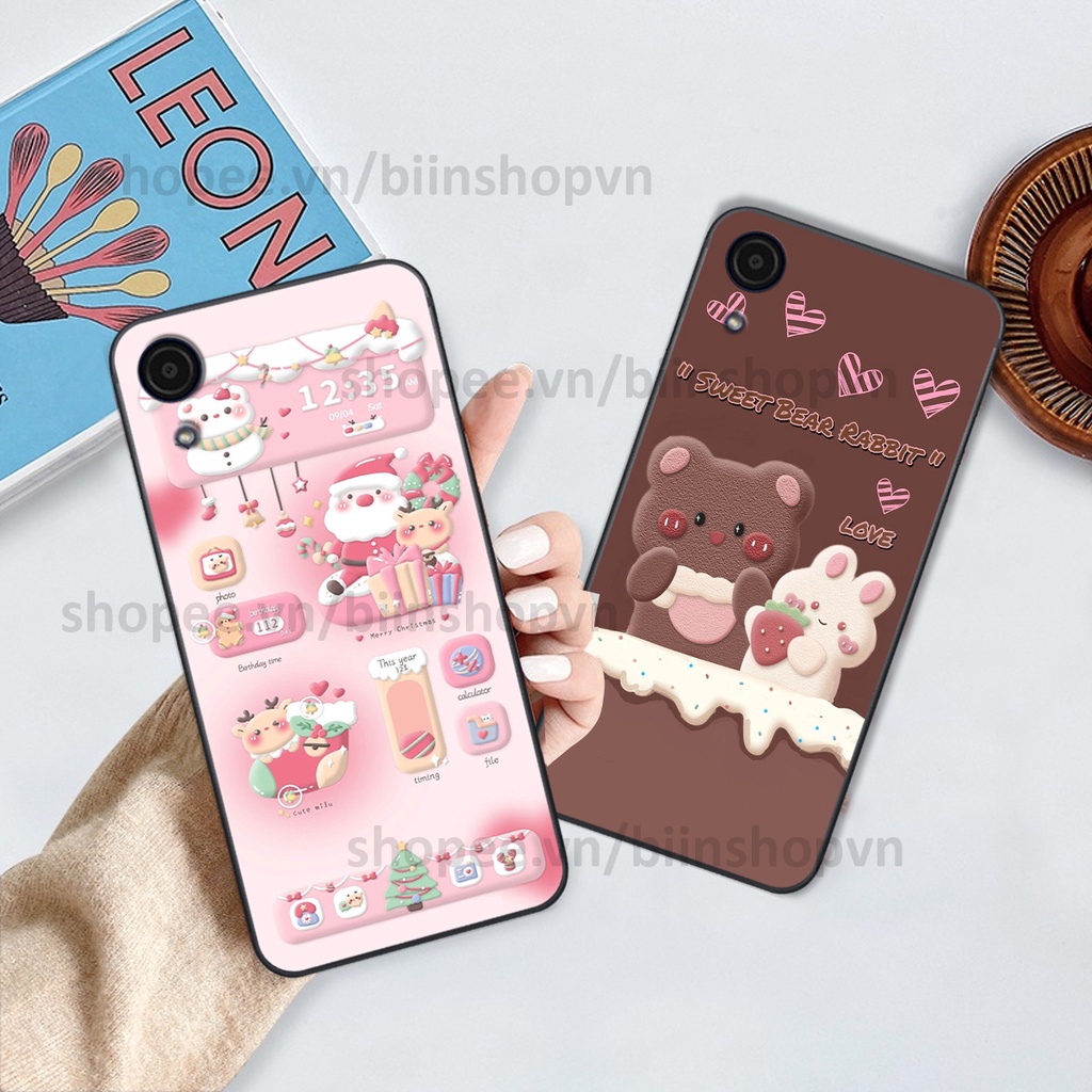 Ốp Samsung A03 Core in hình gấu chocolate kẹo ngọt siêu đẹp siêu xinh