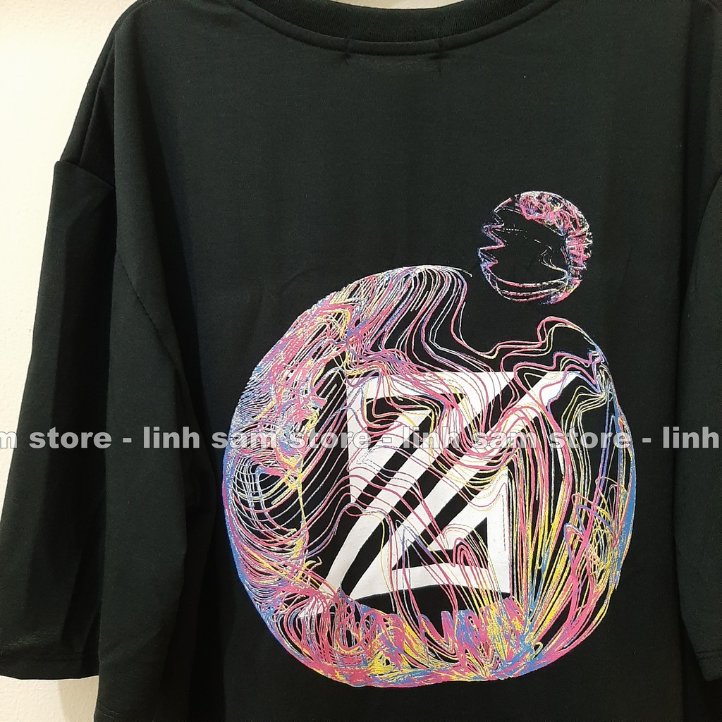 Áo phông tay lỡ nữ freesize Unisex thun form rộng, mặc cặp, lớp, nhóm in CHỮ Z hình cầu THE ZED | BigBuy360 - bigbuy360.vn