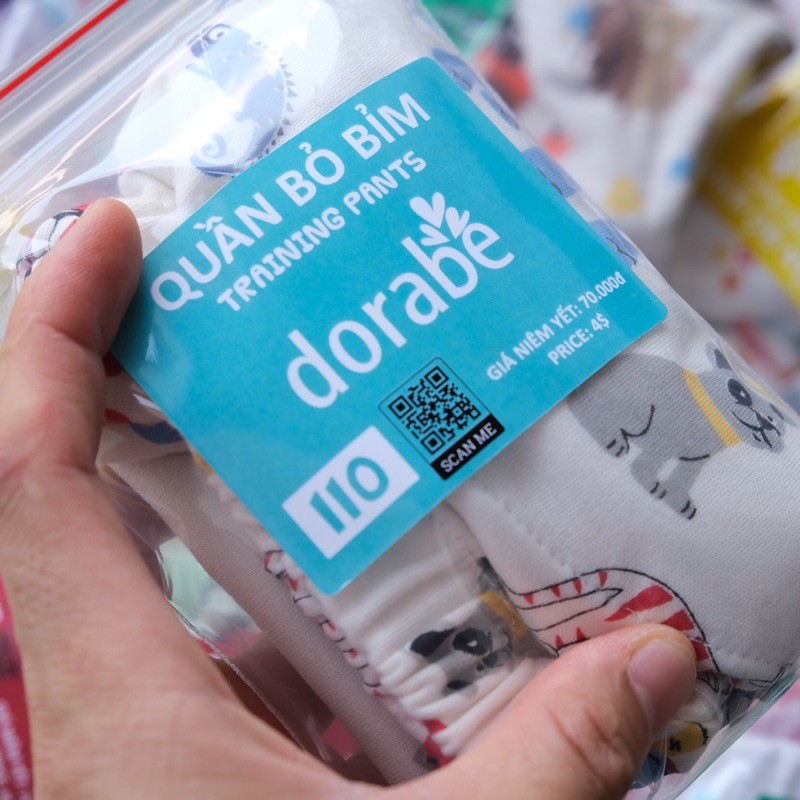 Quần bỏ bỉm Dorabe cao cấp dành cho bé từ 4 đến 22kg