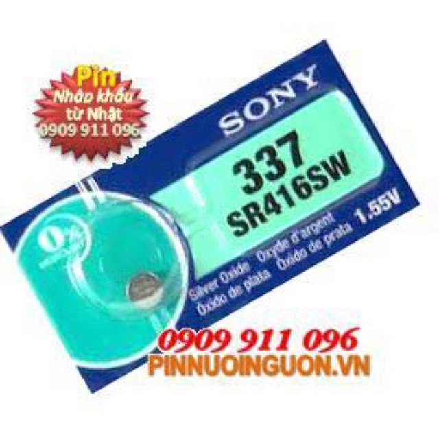 Pin Sony SR416SW-337 Silver Oxide 1.55V