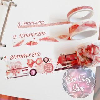 Masking tape tông màu đỏ