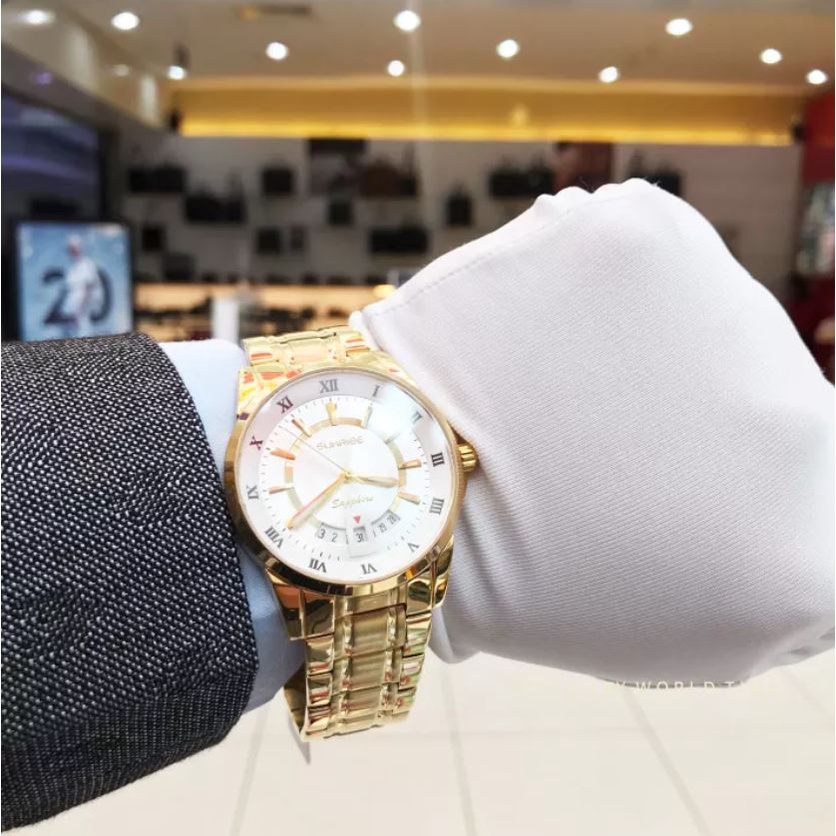 Đồng Hồ Nam Sunrise DM771SWA Full Box + Thẻ Bảo Hành